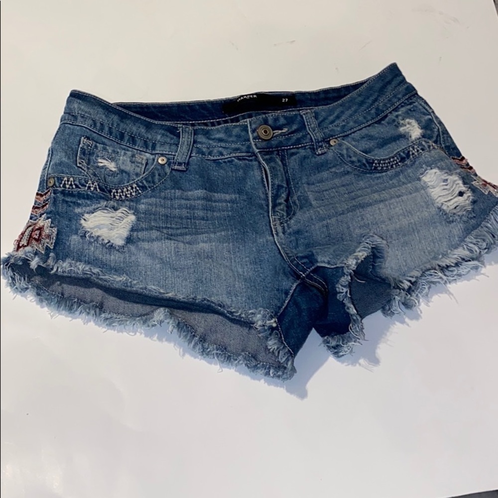 Harper jean shorts